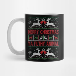 Merry christmas ya filthy animal Mug